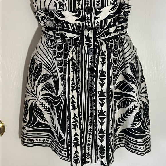 Farm Rio Black and White XS Romper - Picture 3 of 11